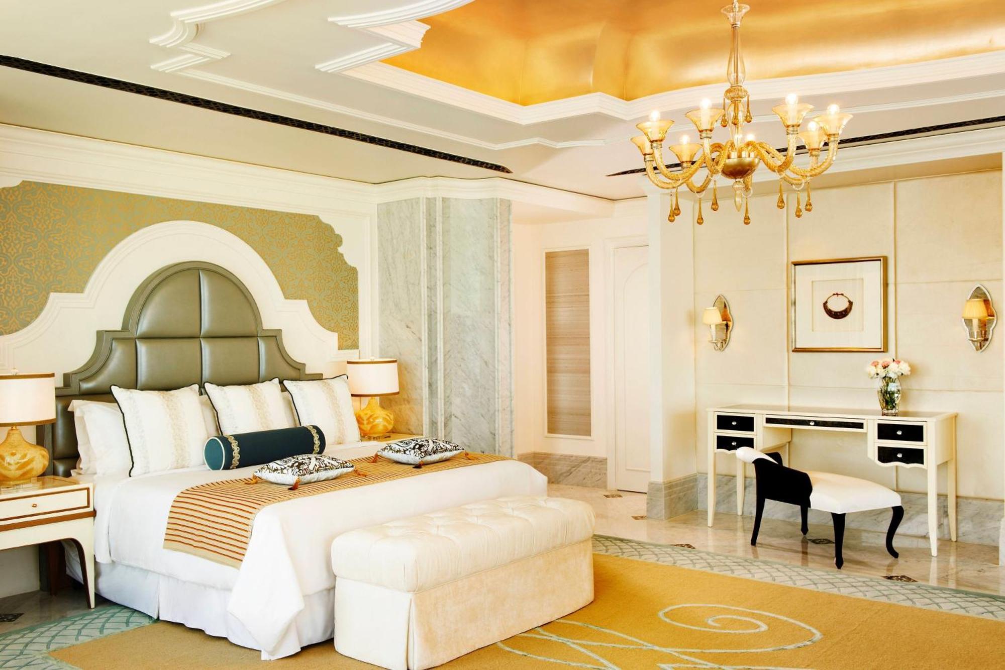The St. Regis Abu Dhabi Hotel Exterior photo A bedroom at the Taj Mahal Palace