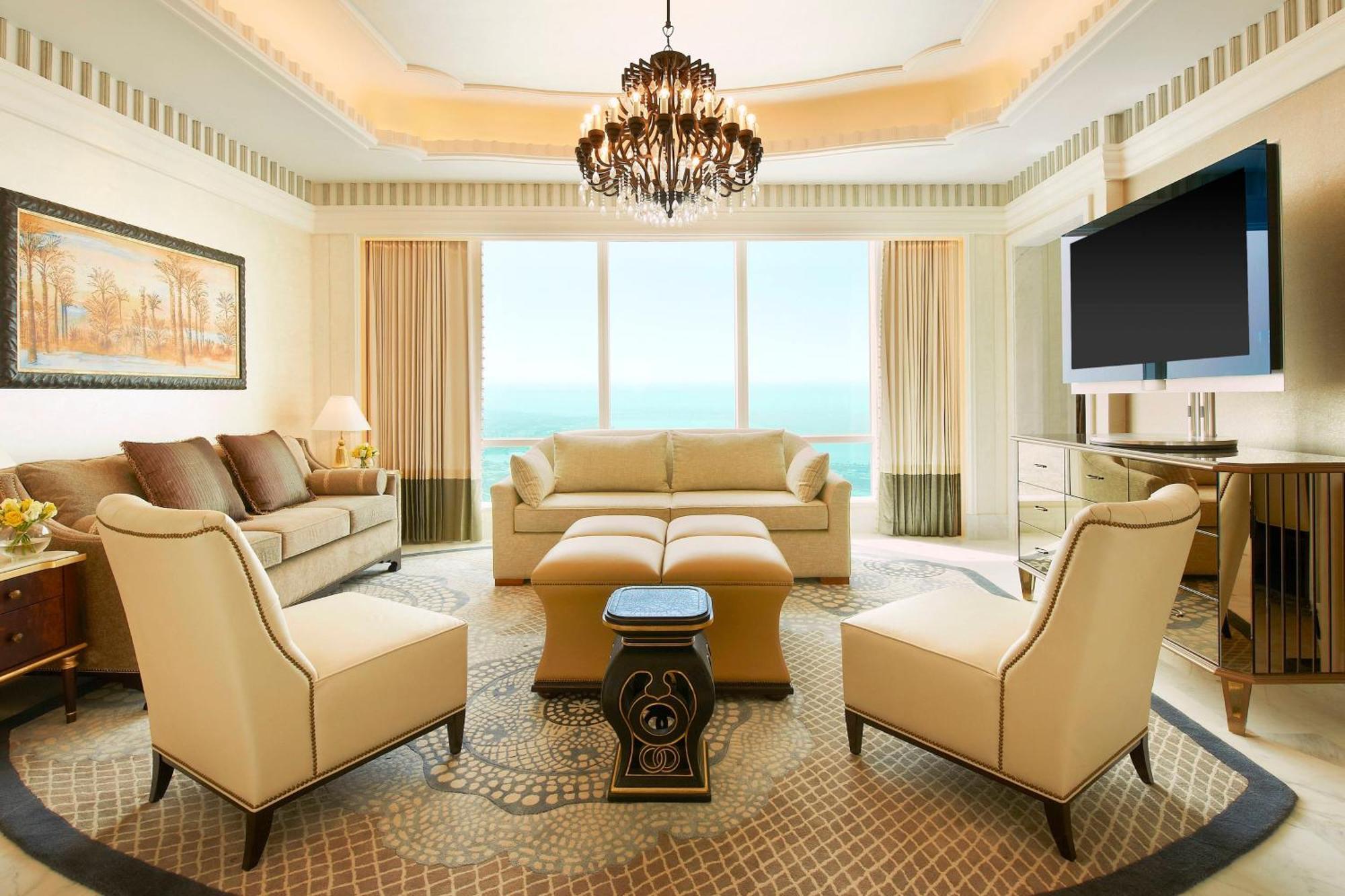 The St. Regis Abu Dhabi Hotel Exterior photo Living room